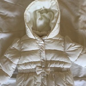 Baby Gap Warmest Jacket ivory frost 18-24 months
